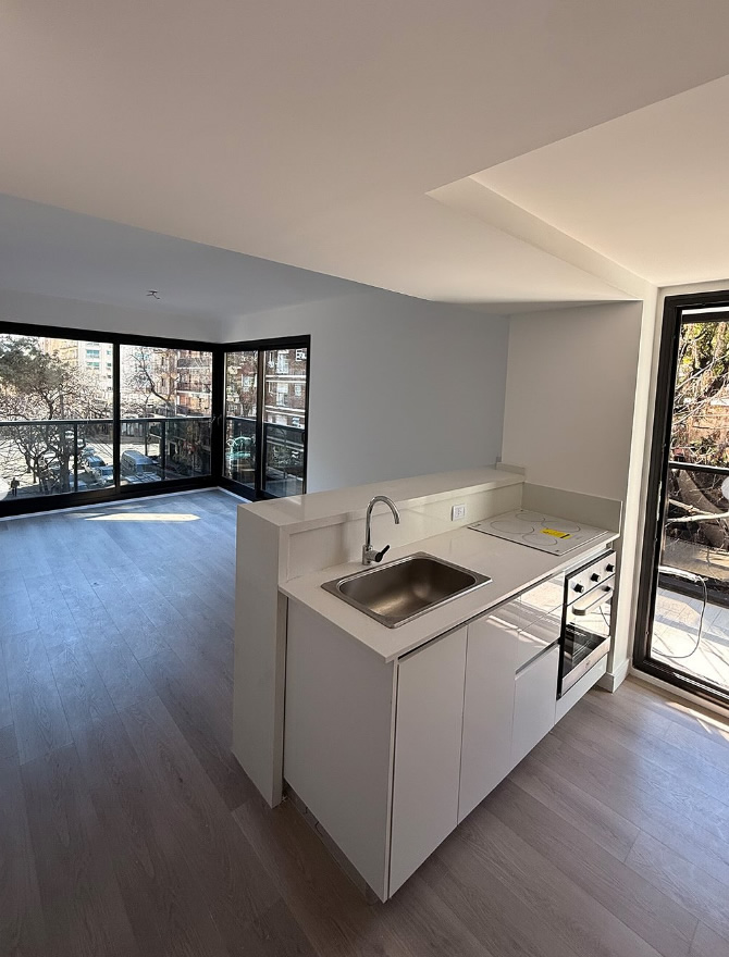 Fachada del edificio JOY Residences en Palermo